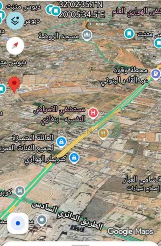 قطعة ارض مقام بها كتينه #للبيع #هواري .
