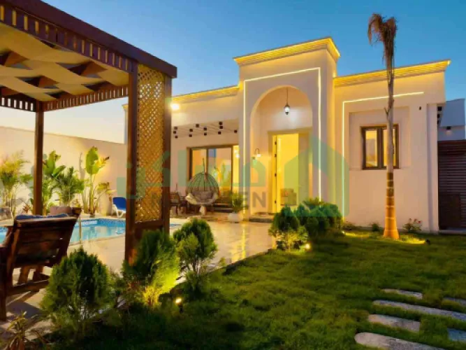 🏡 استراحة فاخر تصميم عصري وتشطيب راقٍ