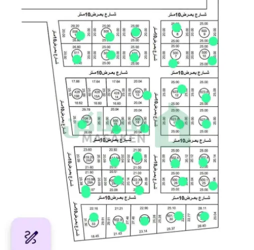 قطع اراضي داخل مخطط سكني للبيع في الهواري جديدة.