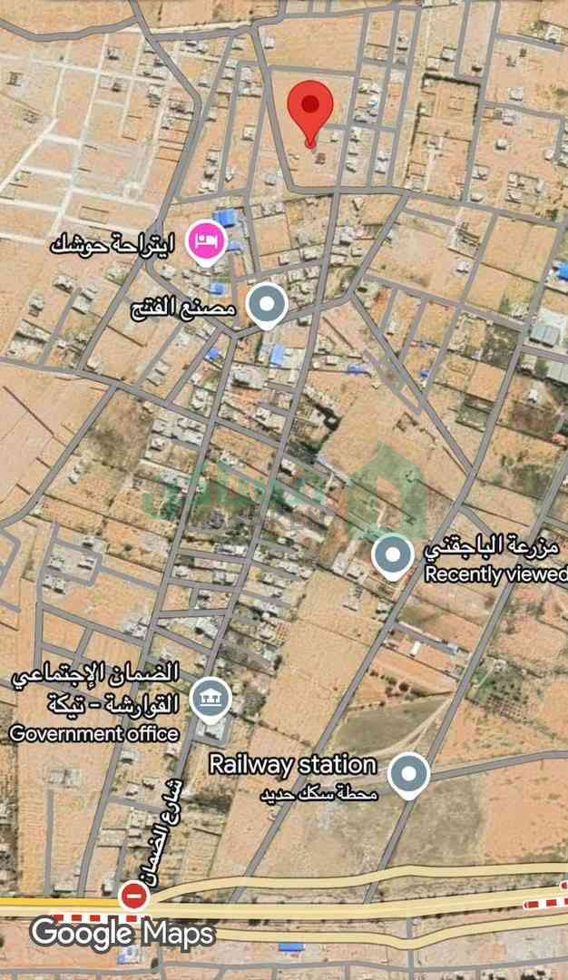قطعة أرض سكنية #للبيع#الموقع بنغازي - شارع الضمان